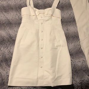 Kate Spade Ivory Cocktail Dress Bow Front